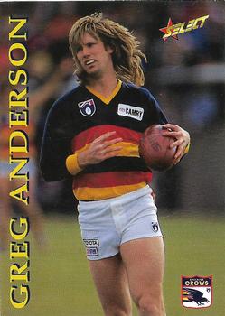 1995 Select AFL #151 Greg Anderson Front